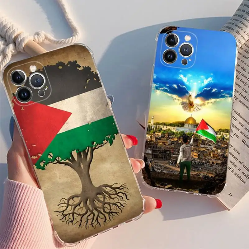 

Palestine Flag Phone Case For iPhone XR X XS Max 14 13 Pro Max 11 12 Mini 6 7 8 plus SE 2020 Printing Cover