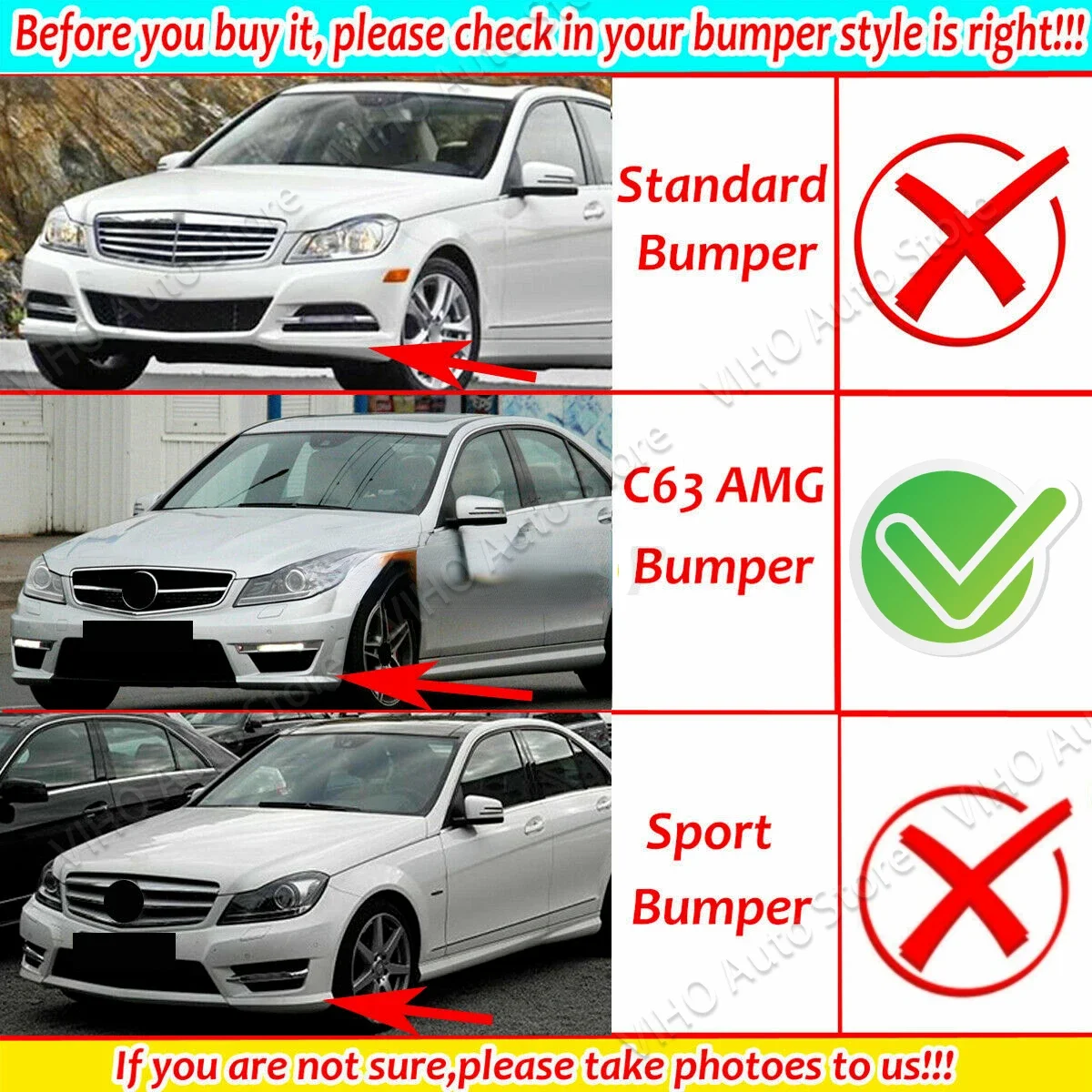 Сплиттер для губ переднего бампера автомобиля C63 диффузор комплект кузова защита