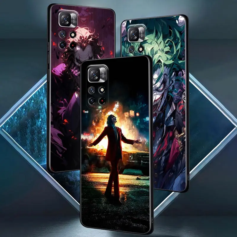 Классные чехлы для Xiaomi Poco F6 Pro с изображением клоуна Джокера X3 NFC X6 X4 X5 M2 M4 M5 M6 F3 F4 F5 14