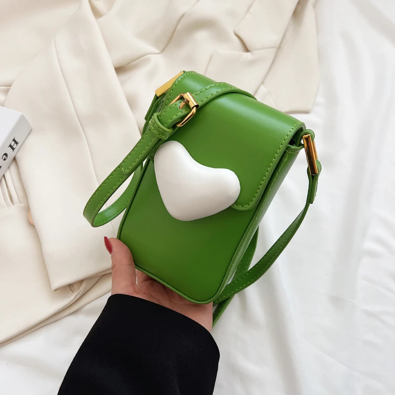 

2022 New Women's Shoulder Bag Fashion Trend Texture Messenger Bag High-quality Net Red Foreign Mobile Phone Small Bag Female