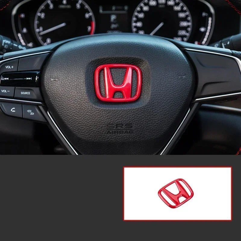 

Наклейка на переднюю решетку автомобиля из АБС-пластика для Honda 10 Accord 2020 2018 2019, задний багажник, логотип, эмблема на руль, автоаксессуары