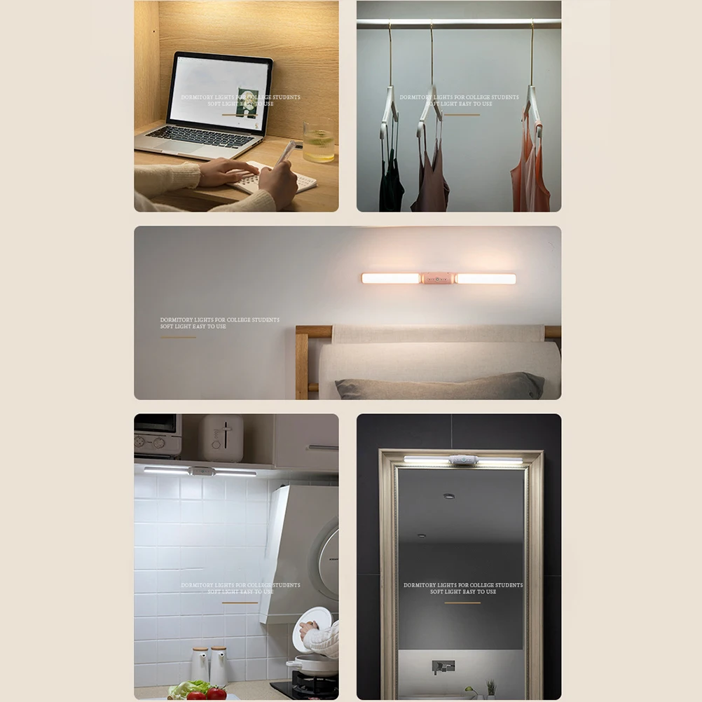 

Cabinet Light Magnetic Closet Light LED Lights With Wardrobe Lamp For Kitchen Bedroom Cabinet Backlight Indoor Lighting Fixtures