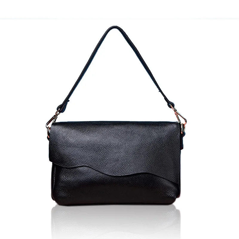 

high quality luxury brand Korean version head women's leisure messenger simple fashion shopping date single shoulder bag soft re