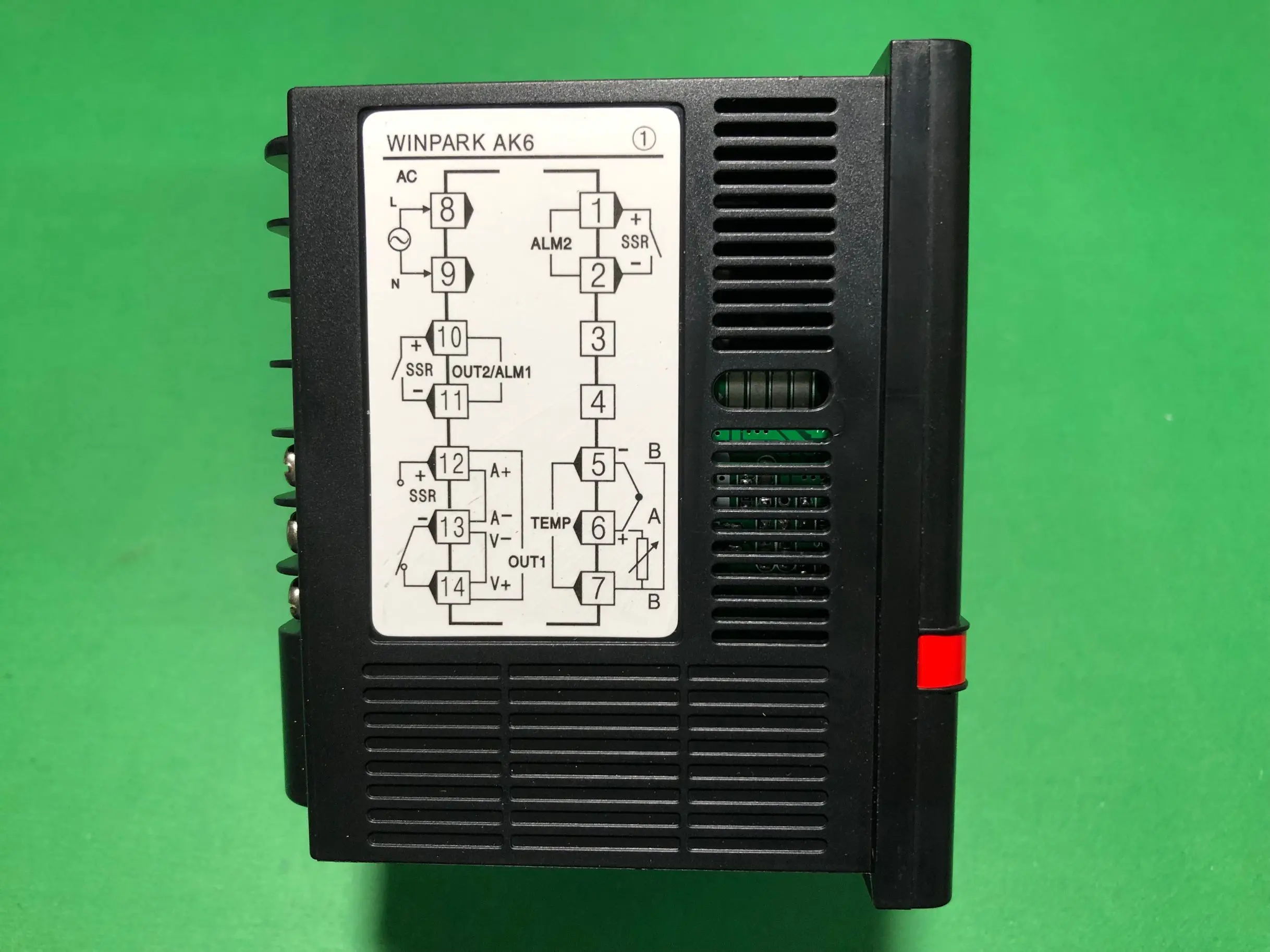 Таблица контроля температуры WINPARK Changzhou Huibang AK6-EPL210 EKL210 EKL220 EKS210 CKS110