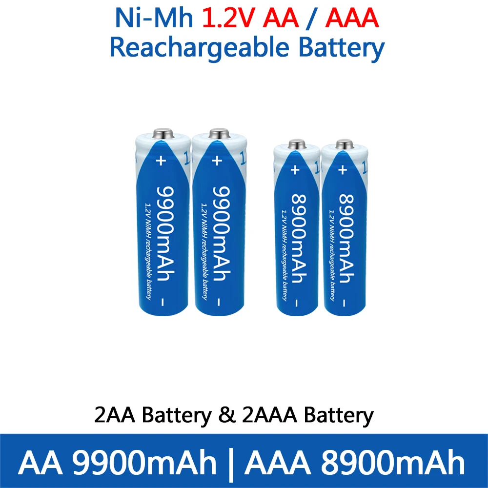 

AA+AAA battery1.2V rechargeable NiMH battery AA/AAA remote control mouse small fan battery electric toy flashlight+free shipping