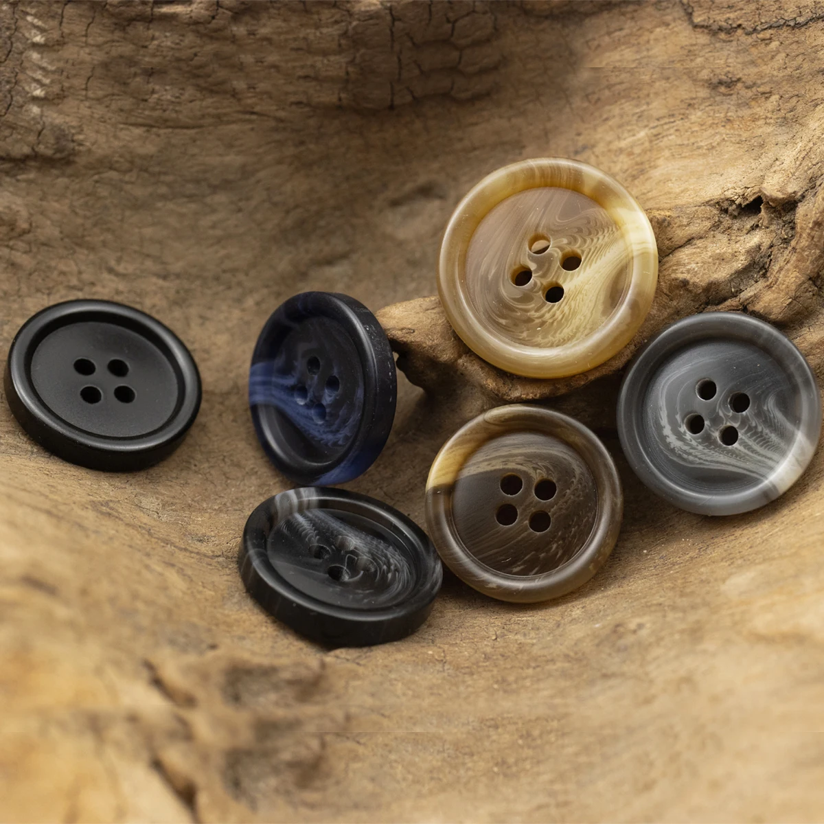 

NEW Autumn Winter Buttons Polyester Leather Coat Grey Blue Wind Coat Sewing Accessoires for Casual Clothing Chinos Buttons