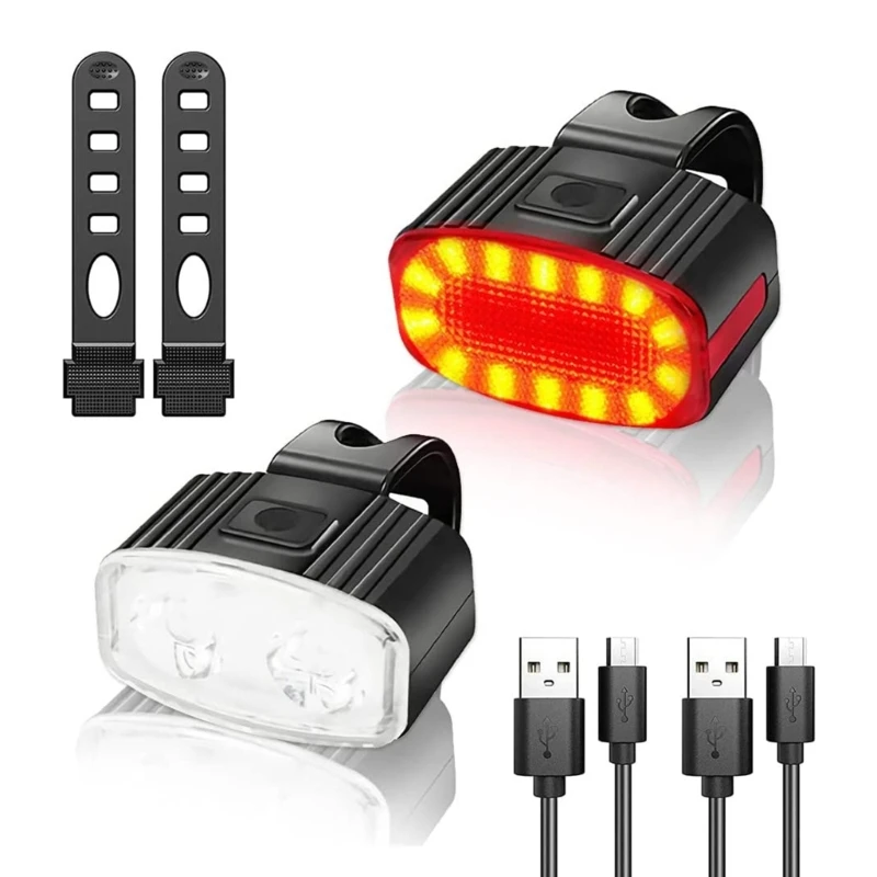 Водонепроницаемые передние и задние фонари Bikie светодиодные велосипедные