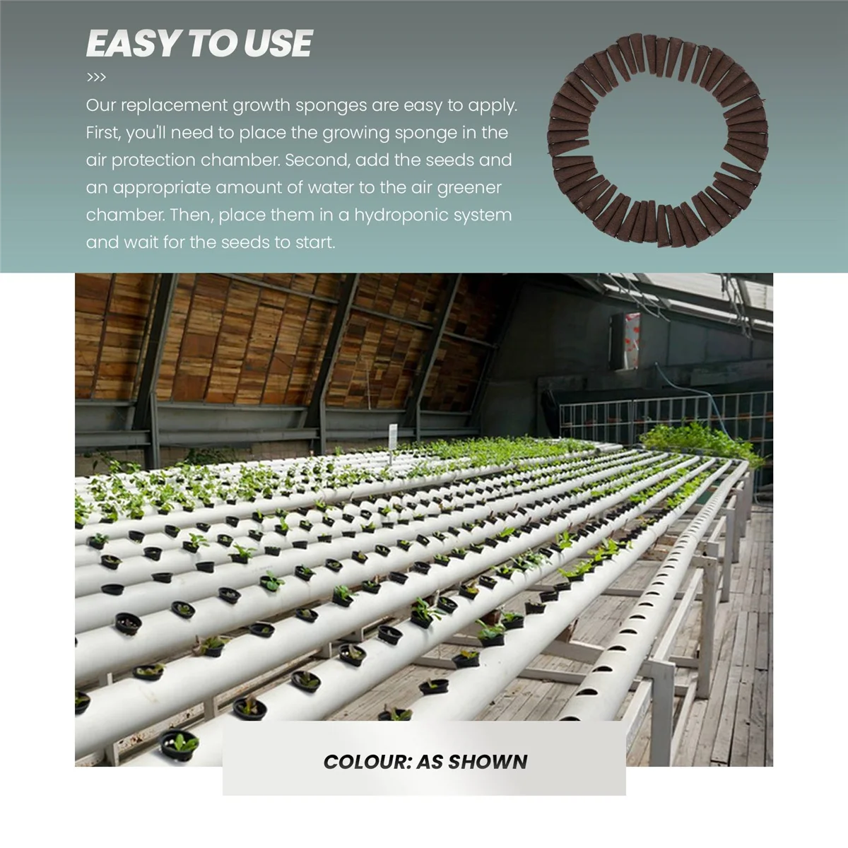 Губки для выращивания растений с AeroGarden экологически чистые пробки роста