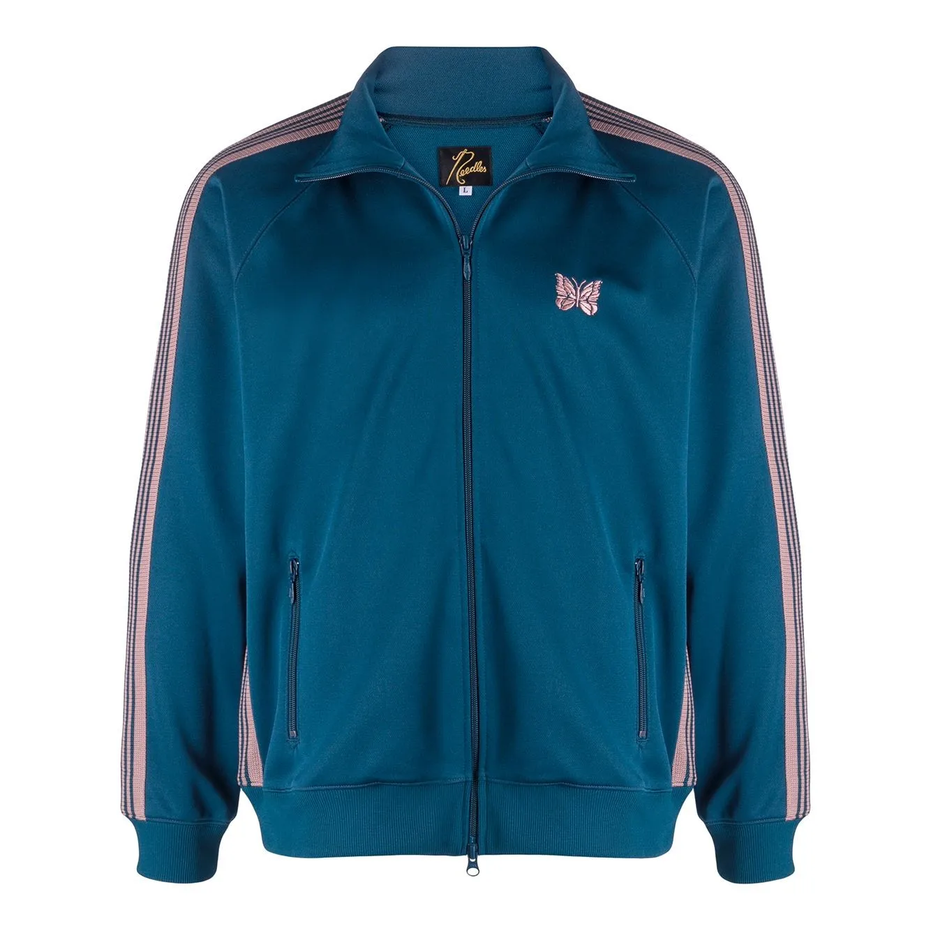 

Needles Track Butterfly Embroidery Casual Coat Japanese Fashion Men's and Women's Spring and Autumn Versatile Jacket