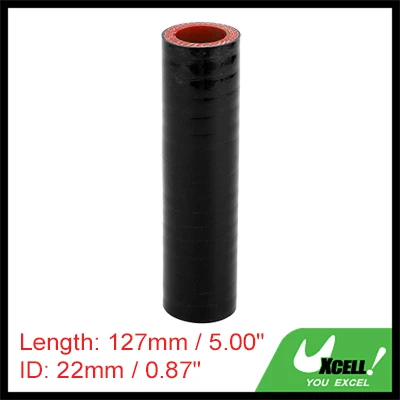 

UXCELL 10/12/14/16/18/20/22/25/28/30/32/35/38/40/42 мм ID 127 мм, длина 0 градусов, 4-слойный усиленный высокотемпературный автомобильный силиконовый шланг