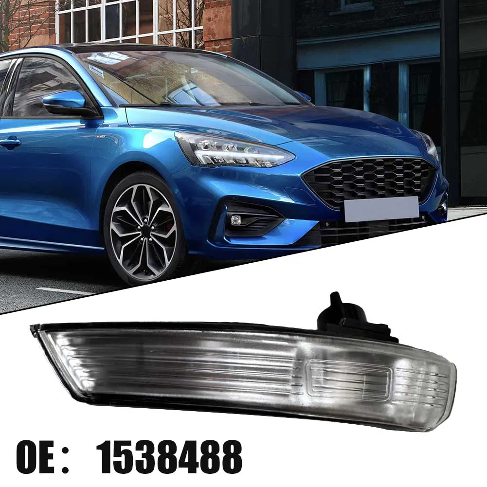 

Left Rearview Wing Mirror Indicator Light Cover 1538488 Fit For Ford Focus 08-18 Left Side Rearview Mirror Turn Signal Light