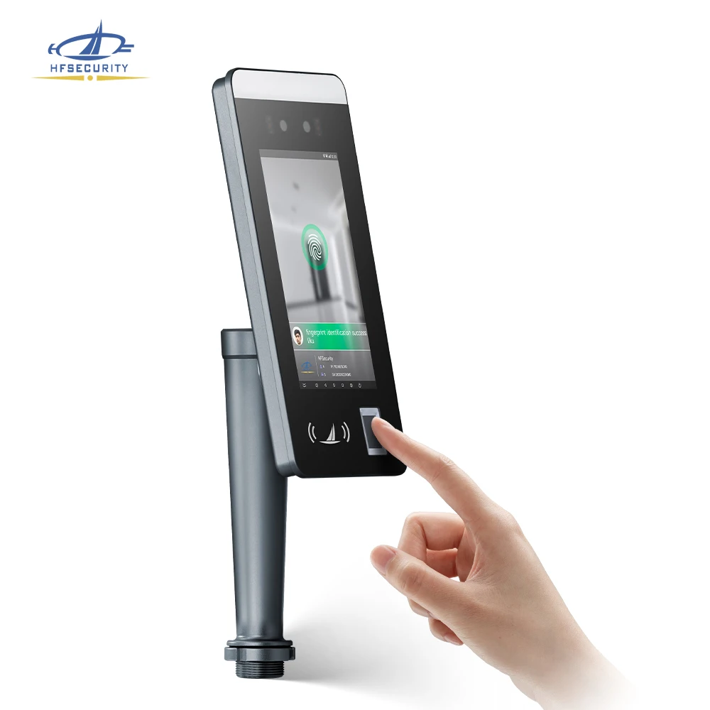 

HFSecurity FR07 Sunlight Readable Android Tablet Pc Rugged facial card recognition access control for outdoor