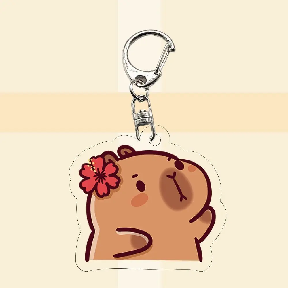 Акриловый брелок Capybara