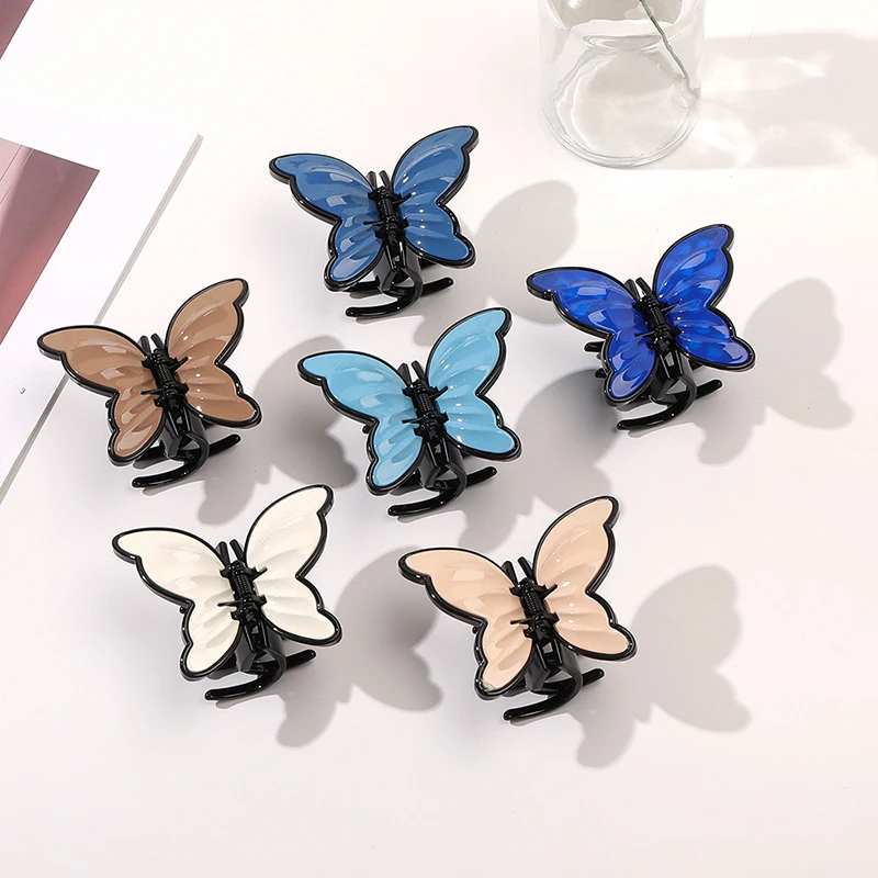 

Заколка-краб для волос в виде бабочки для женщин и девушек