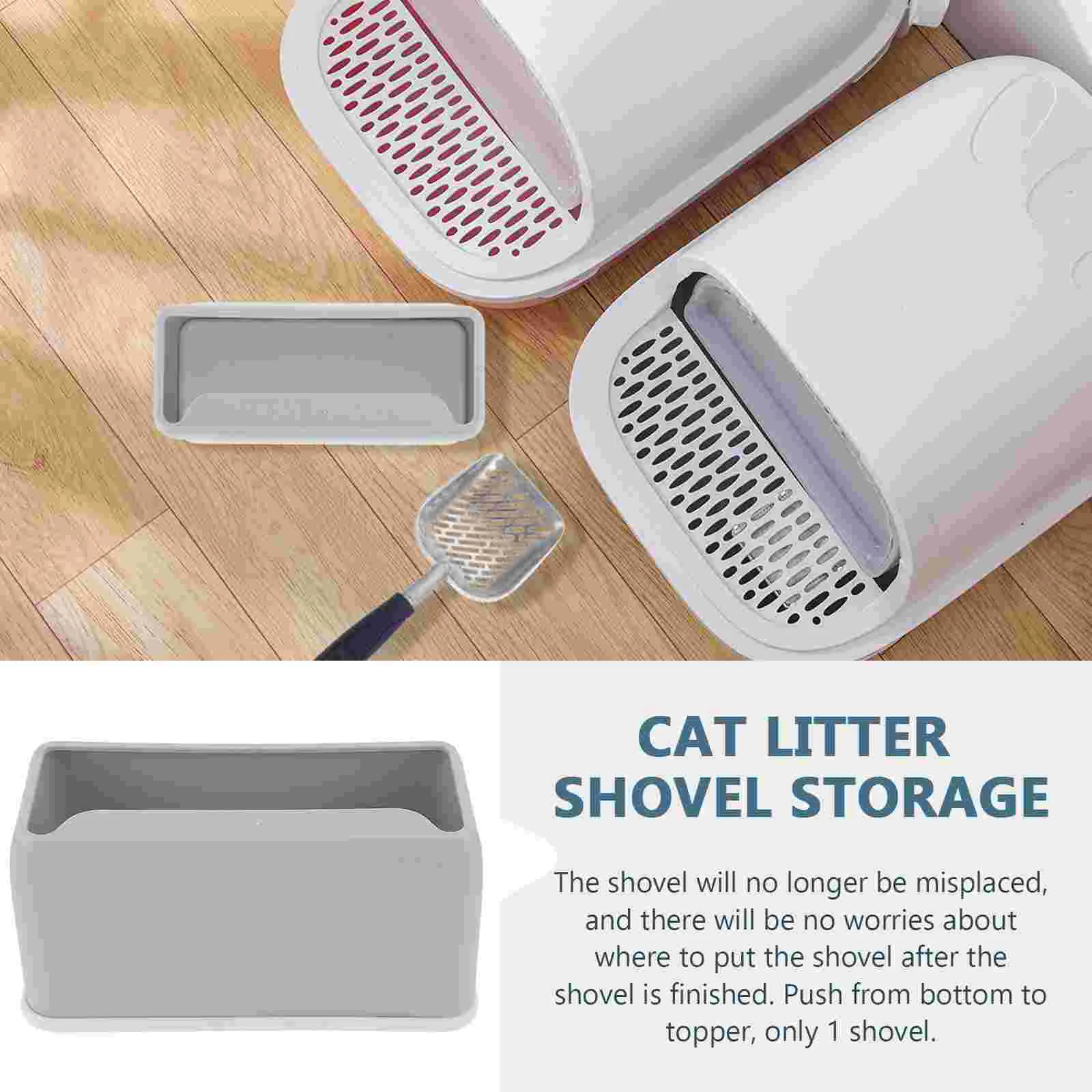2 шт. пластиковые подставки для хранения кошачьего туалета