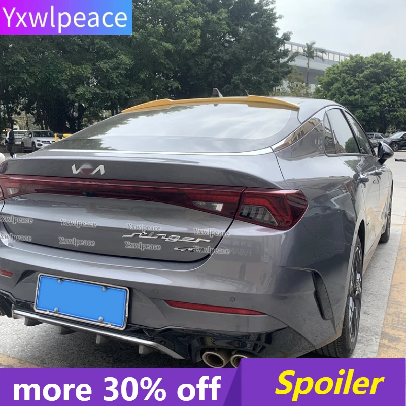 

For Kia K5 Optima (DL3) 2020 2021 2022 High Quality ABS Plastic Primer Color Rear Window Roof Spoiler Wing Body Kit Accessories
