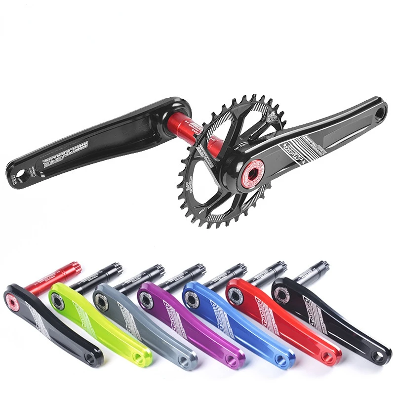 

SNAIL Mountain Bike One Hollow Crankset CNC Ultra Light GXP Crank 104bcd Direct Mount Disc xx1 Positive and Negative Gear