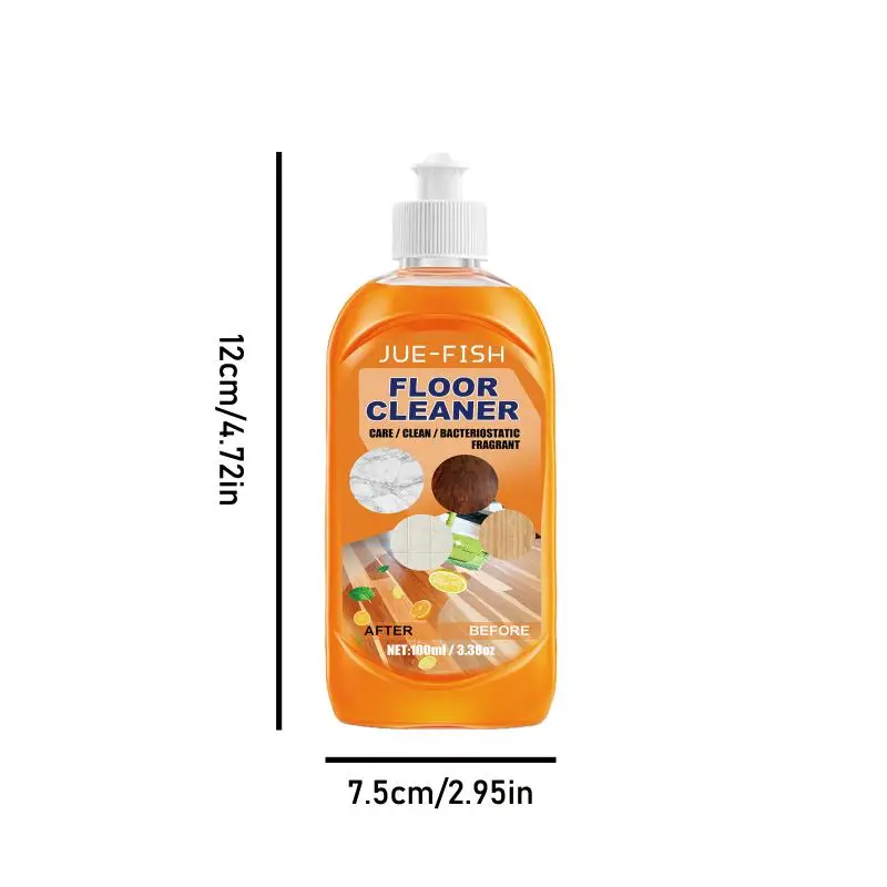 

Detergent Household Powerful Tile Floor Shine Polish Decontamination 100ml Floor Cleaner Remove Dirt Cleaning Supplies Strong