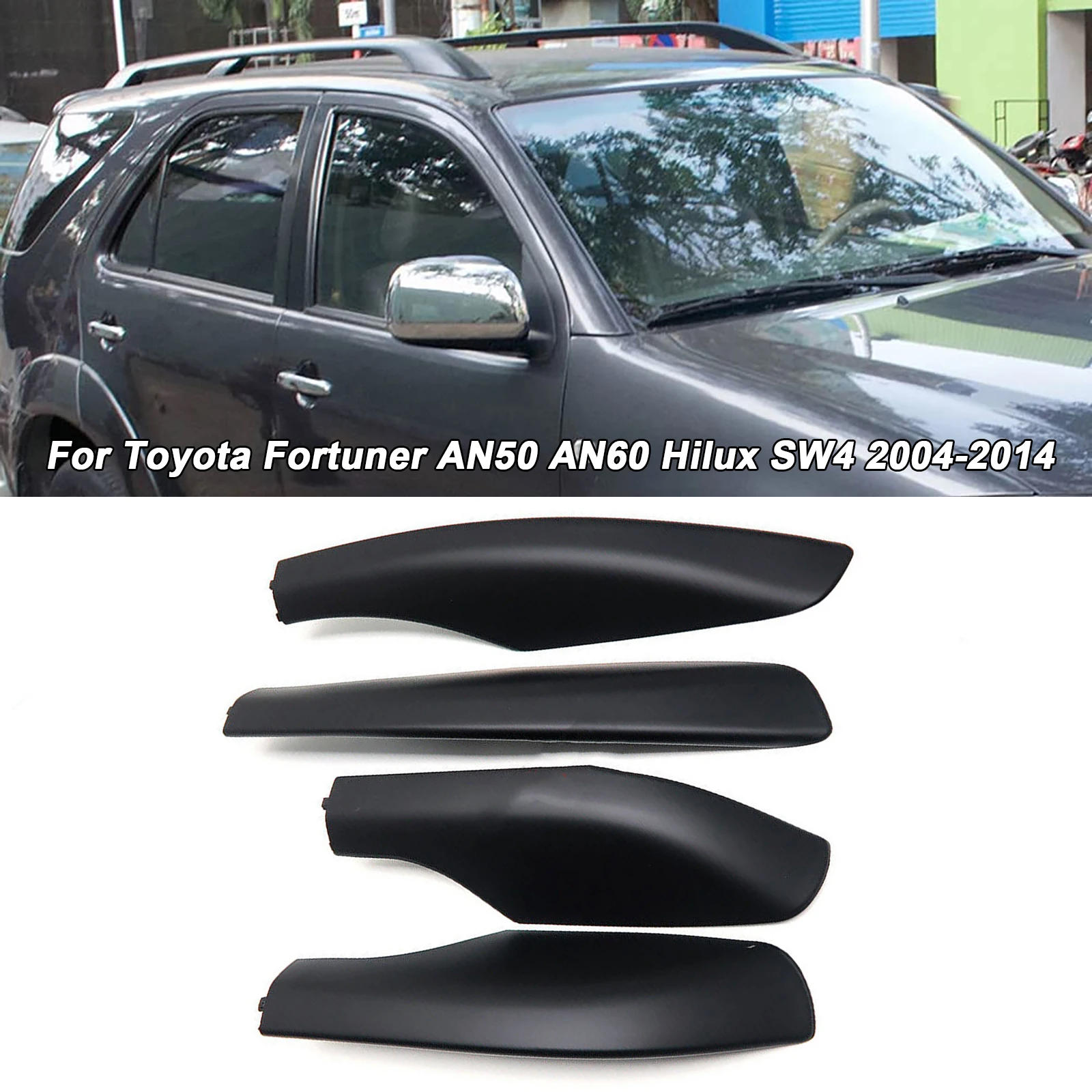 

Накладка на крышу автомобиля, накладка на крышу для Toyota Fortuner AN50 AN60 Hilux SW4 2004-2015, аксессуары