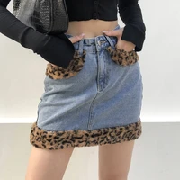y2k mini skirts 2021 new womens sexy leopard printed bodycon skirts harajuku 90s skirts vintage skinny aesthetic streetwears