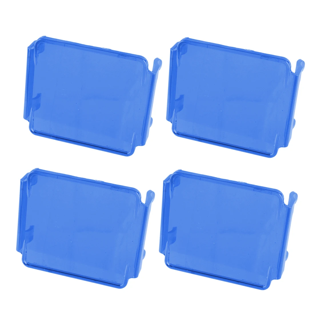

4pcs Protective Lens Cover For 3x3 Inch Square Cube Pods LED Work Light Bar Fog Lamp Driving Light Blue PC