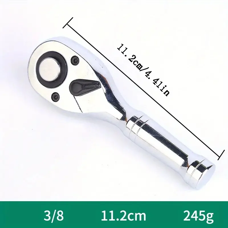 

Компактный Двухразмерный Ключ С 72-зубчатой ​​трещоткой И Короткой Ручкой — Быстрый И Эффективный Инструмент Для Ремонта Авто...