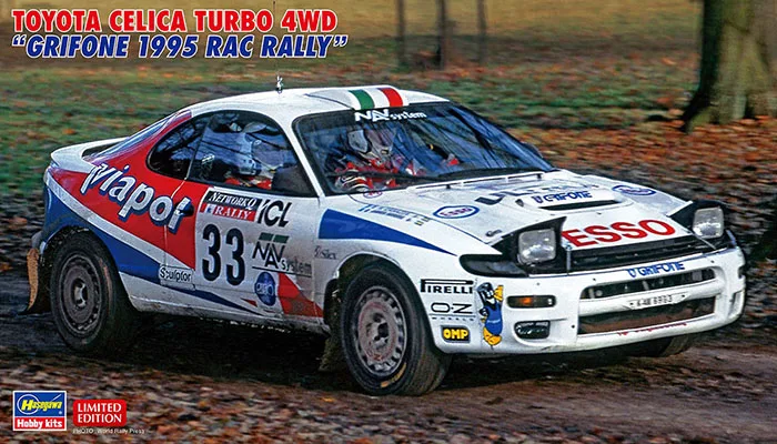 

Сборная модель автомобиля Hasegawa 1:24 Celica Turbo 4WD Grifone 1995 20594 Ограниченная серия статическая Сборная модель комплект игрушек