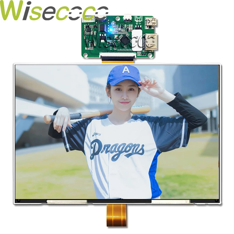 

Wisecoco 8,9 дюймов 2560*1600 2K TFT IPS ЖК-дисплей плата драйвера без подсветки для смолы Sla панель для 3D-принтера