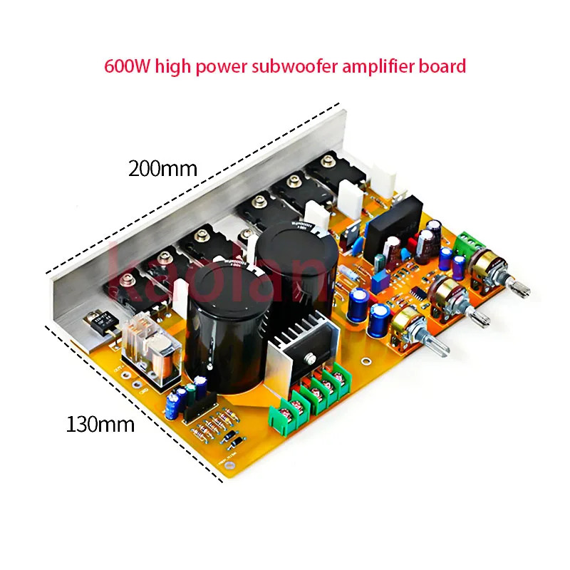 

Toshiba 5200 1943 Large Tube 600W High Power Professional Grade HIFI Subwoofer Finished Power Amplifier Board STK350-230
