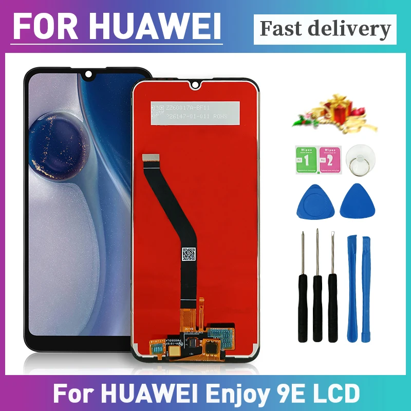 

6.09" LCD for Huawei Enjoy 9e Display Touch Screen LCD Replacement 100% Tested Digitizer Assembly Part MRD-AL00