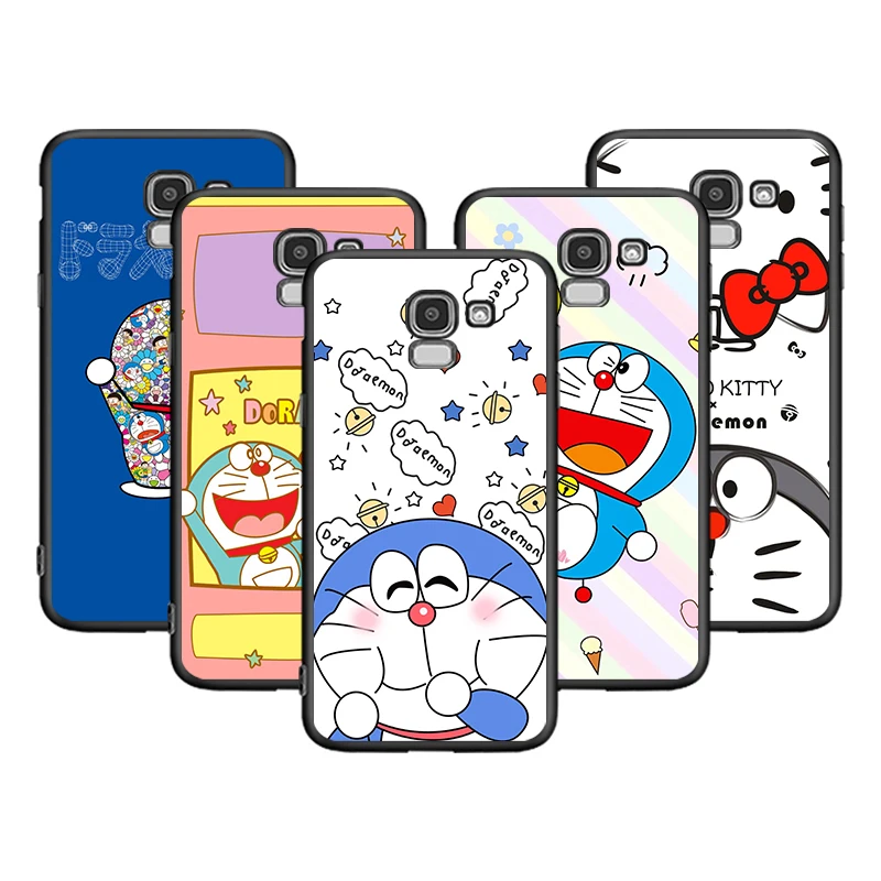 

Doraemon Anime For Samsung Galaxy J8 J7 J6 J5 J4 J3 J2 Duo Prime Plus Core 2018 2017 2016 2015 Black Phone Case