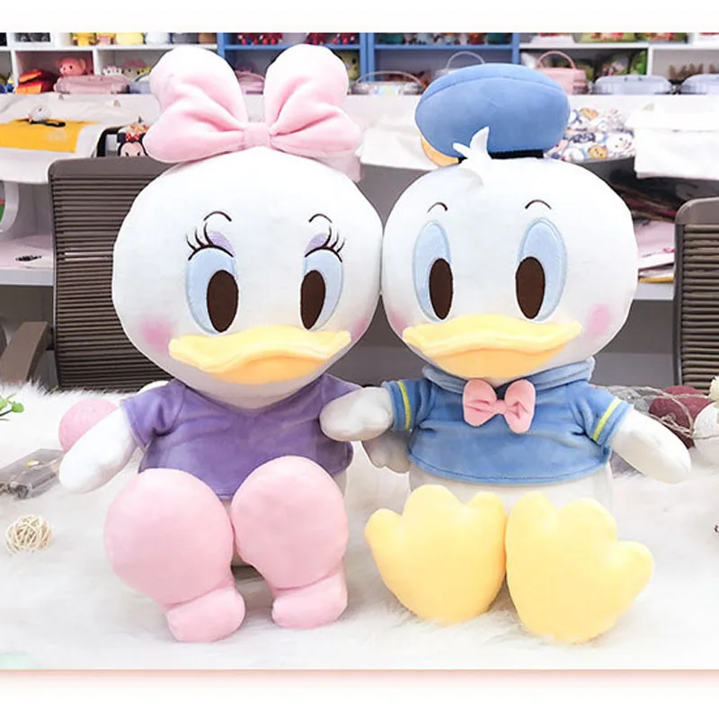 Плюшевые игрушки Disney Дональд Дак Маргаритка мультяшное животное Микки Минни