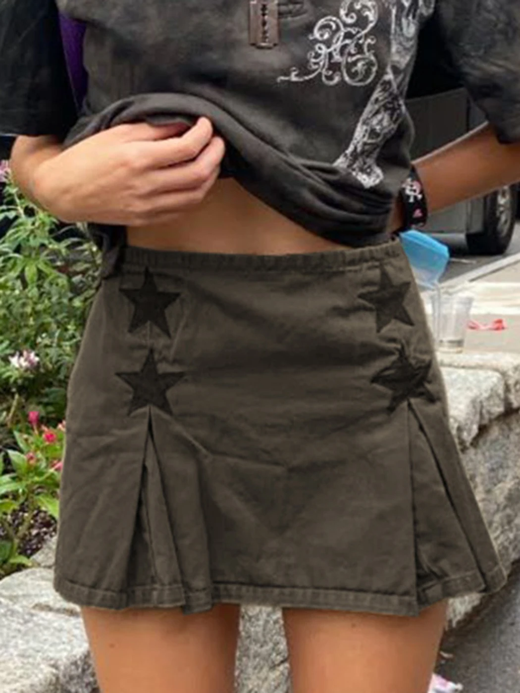 

y2k Kawaii Harajuku Mini Jeans Skirt 2000s Retro Fairycore Grunge Low Waisted Denim Skirts Vintage Women E-girl Streetwear 2022