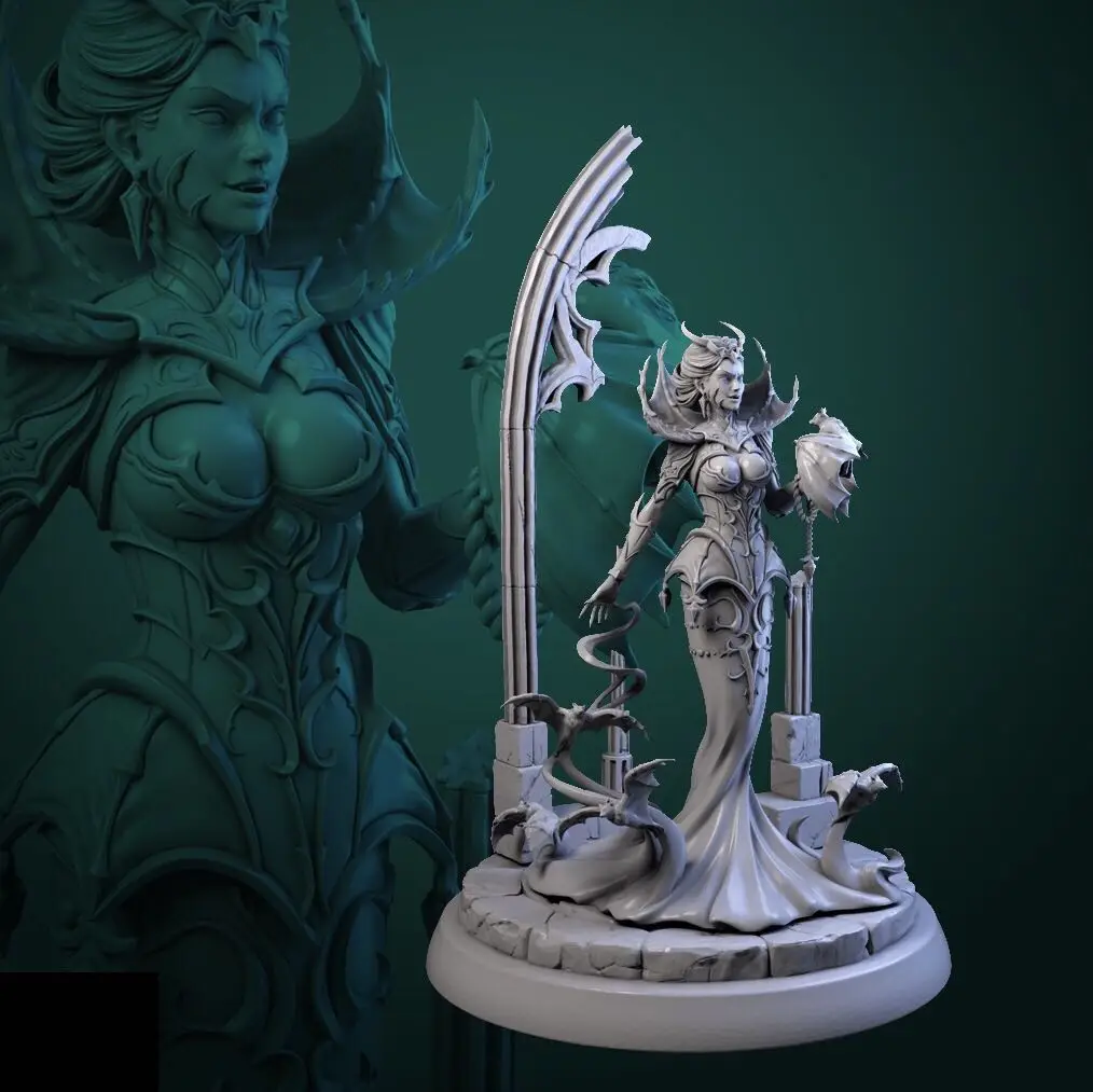 

75 мм, 50 мм, 32 мм, миниатюрная модель фигуры из смолы, несобранный и Неокрашенный комплект