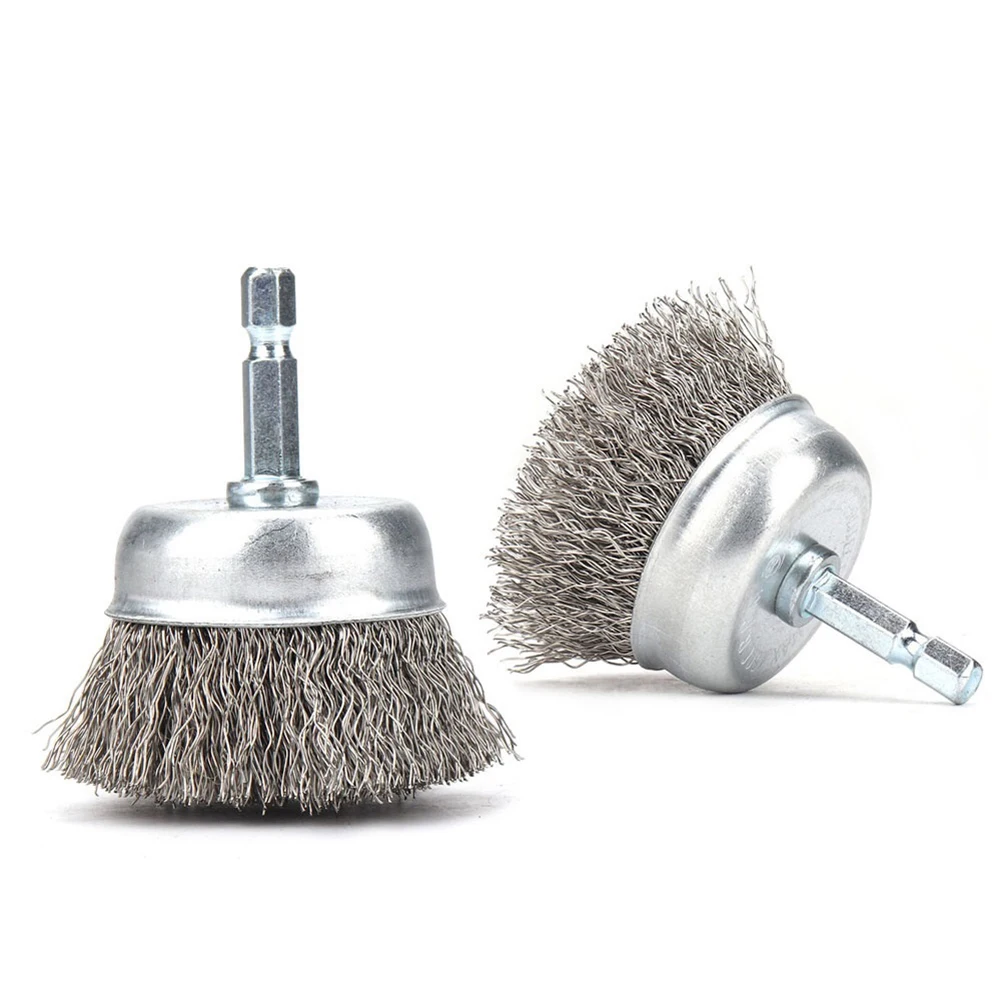 65mm 2.56 Inch Steel Wire Wheel Brush Rotary Tools For Drill Metal Rust Removal Polishing 1pcs Brushes |