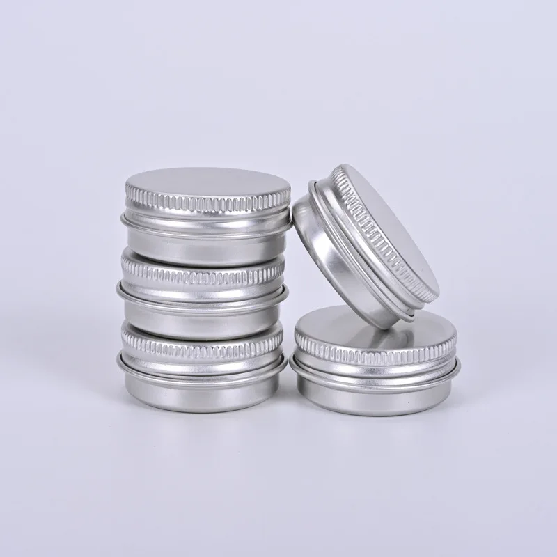 

50pcs/lot 5g 10g 15g 20g 30g 40g 50g Aluminum Jars 5ml 10ml 15ml 20ml 30ml 40g 50ml Empty Cosmetic Metal aluminum Tin Containers