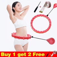28 segment fitness smart exercise circle adjustable waist exercise fitness circle fitness equipment waist easy to lose weight