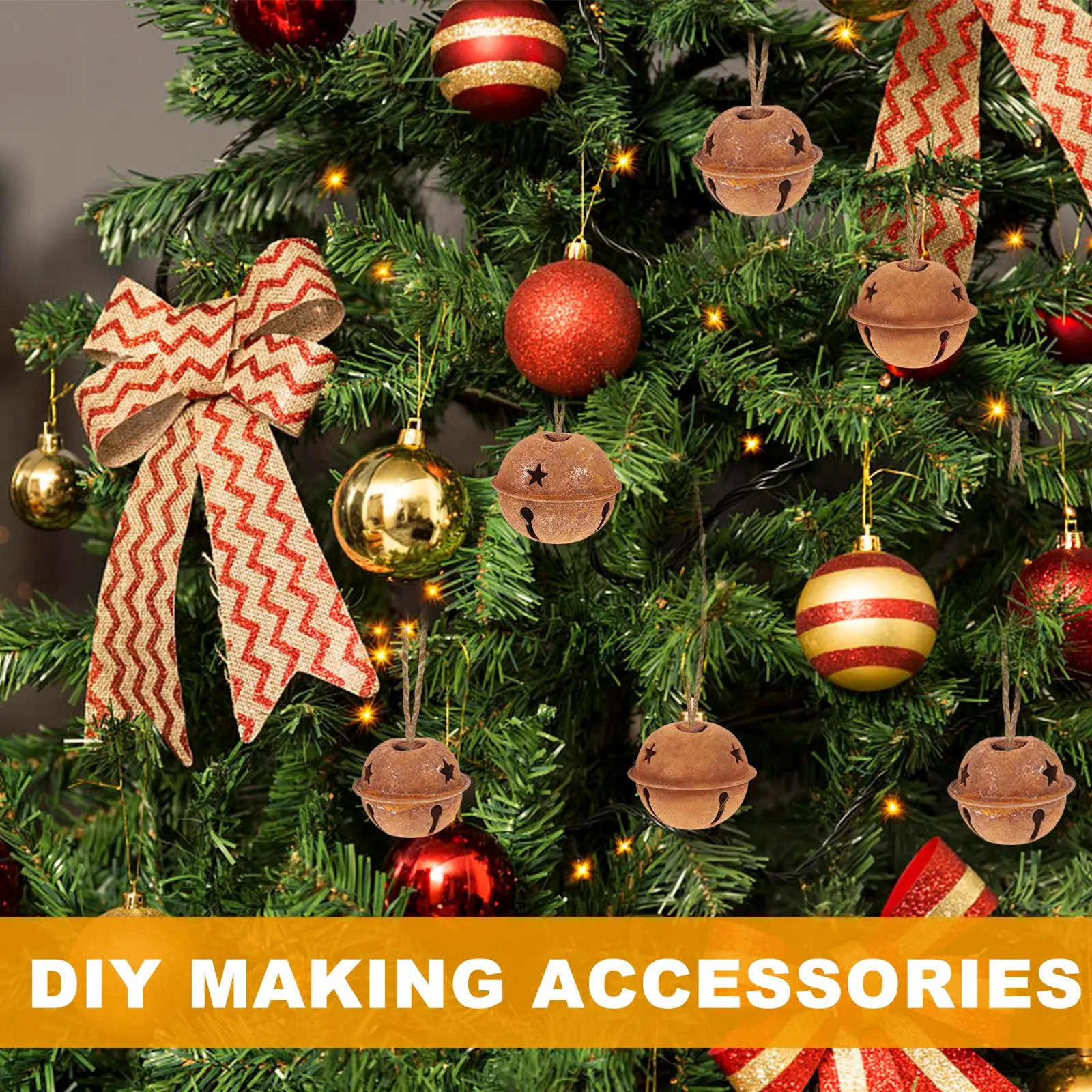 24 шт. металлические колокольчики в винтажном стиле