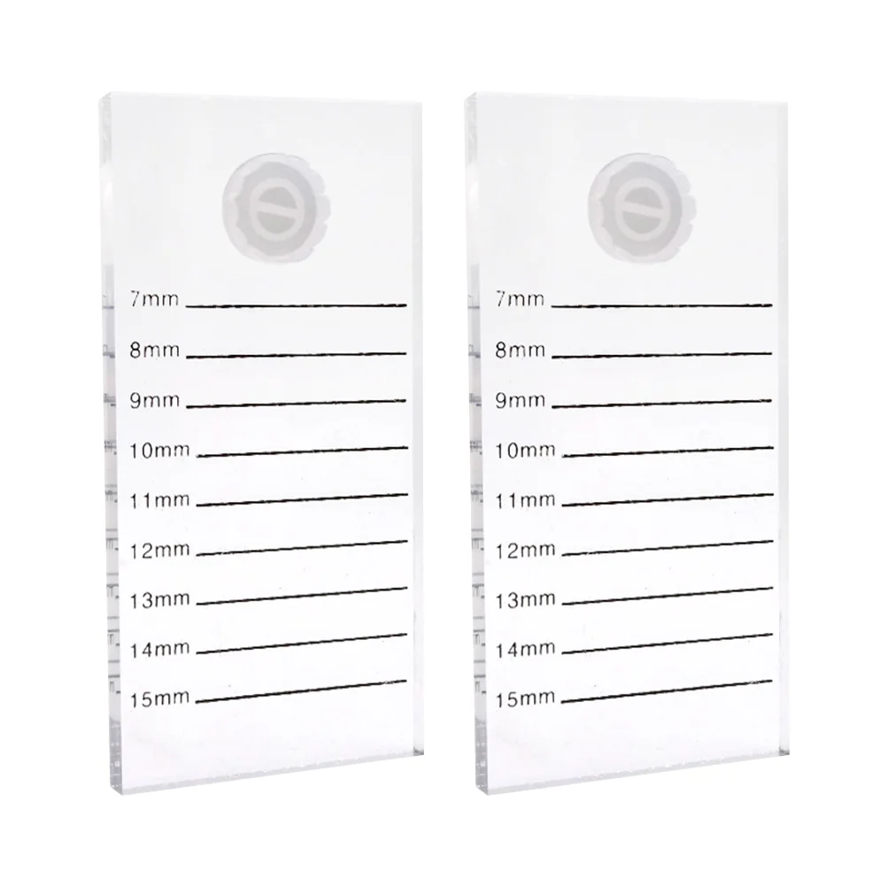 

Lash Pallet Tray Eyelash Holder Transparent Acrylic Extension Tile Wear Resistant Professional Holders Eye Pads Crystal False