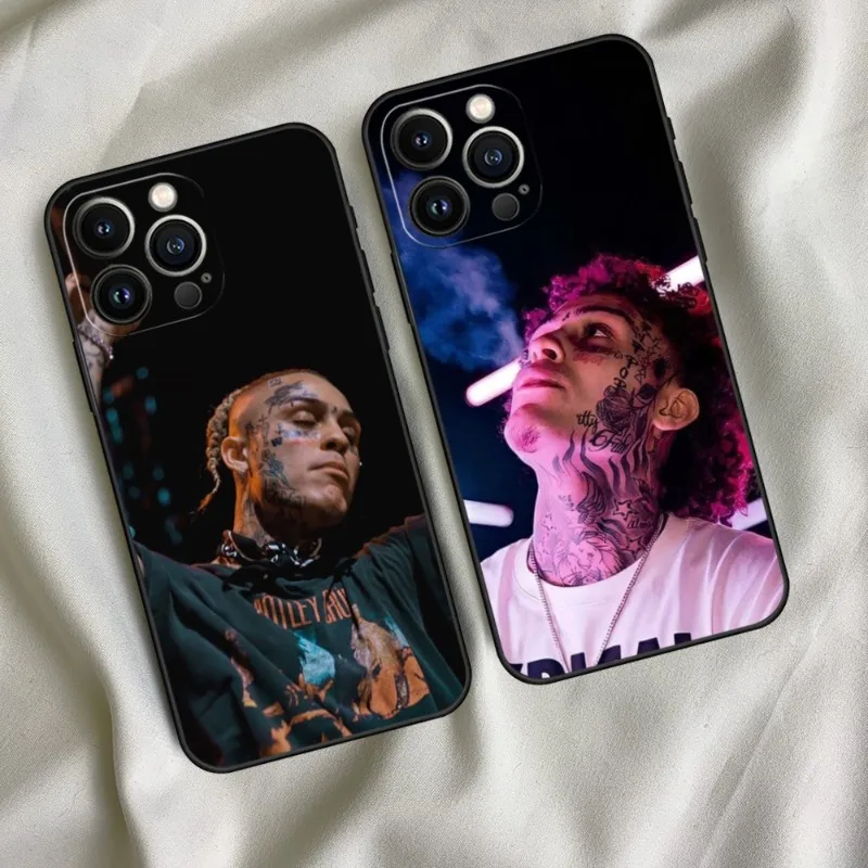 

Lil Skies Rapper Phone Case For Iphone 14ProMax 11 12 14 Pro Xs Max Mini Xr X 7 8 6 6s Plus Back Cover