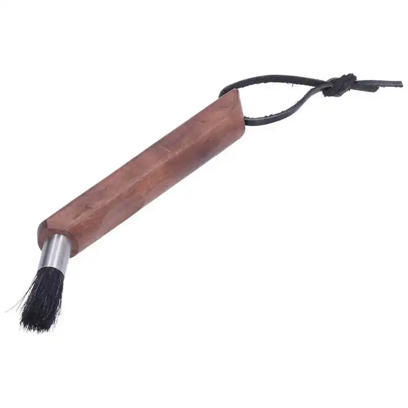 

Coffee Grinder Cleaning Brush Curved Wood Handle Brush for Home Kitchen Coffee Machine Cleaning Tool