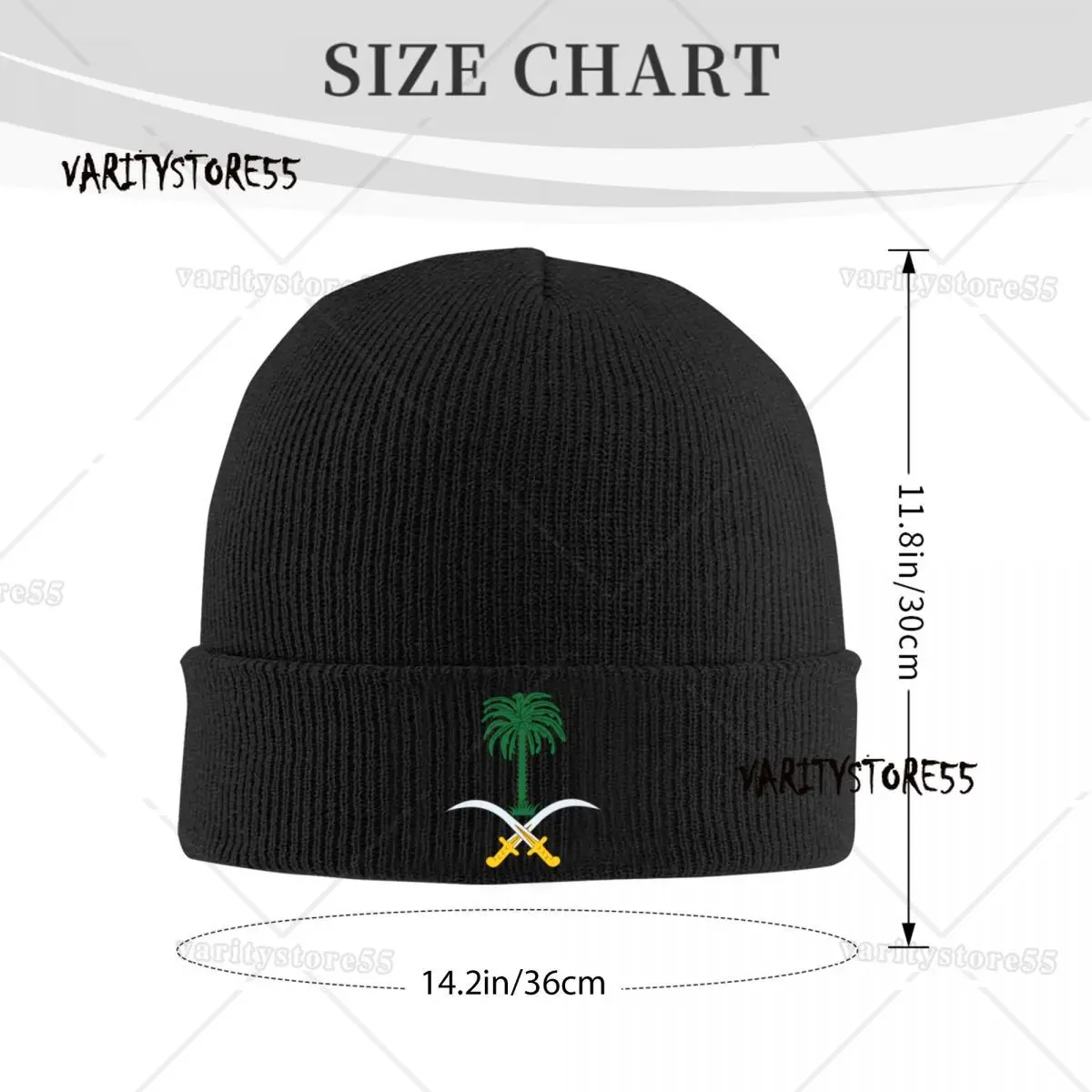 Изготовленная на заказ эмблема Саудовской Аравии Skullies шапки в стиле хип-хоп