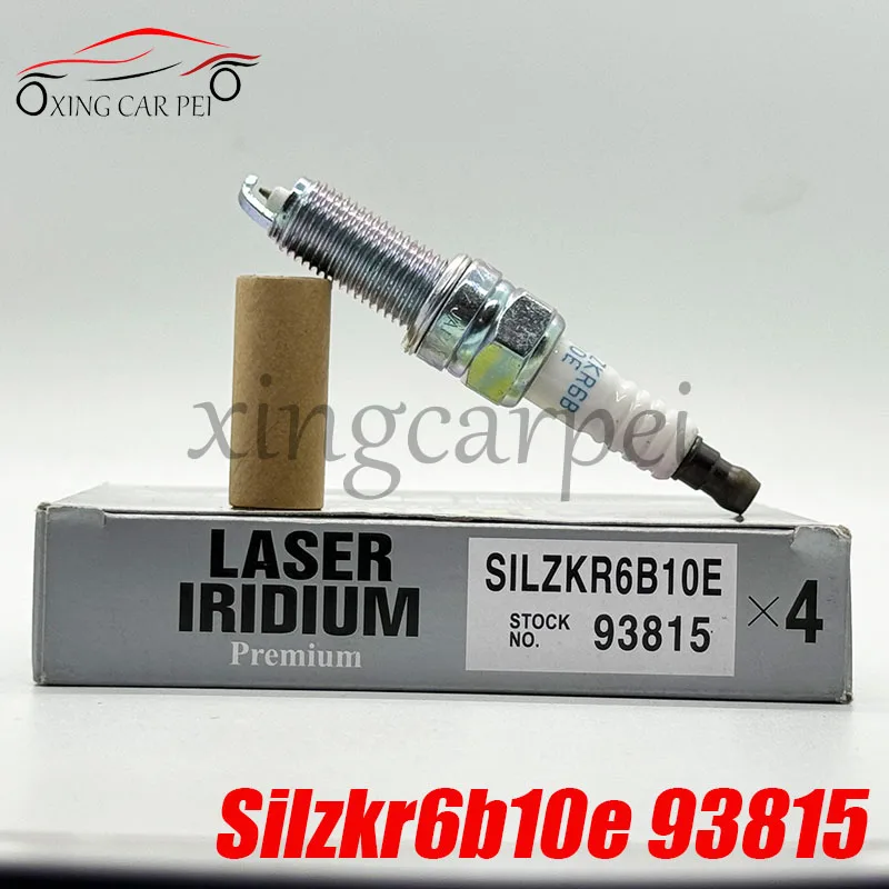 Фото 4 шт. SILZKR6B10E 93815 иридиевая свеча зажигания для Kia Soul Veloster Ceed Sportage IV 1.4L Hyundai I30 IX35 Tucson SILZKR6B-10E 6216 №1