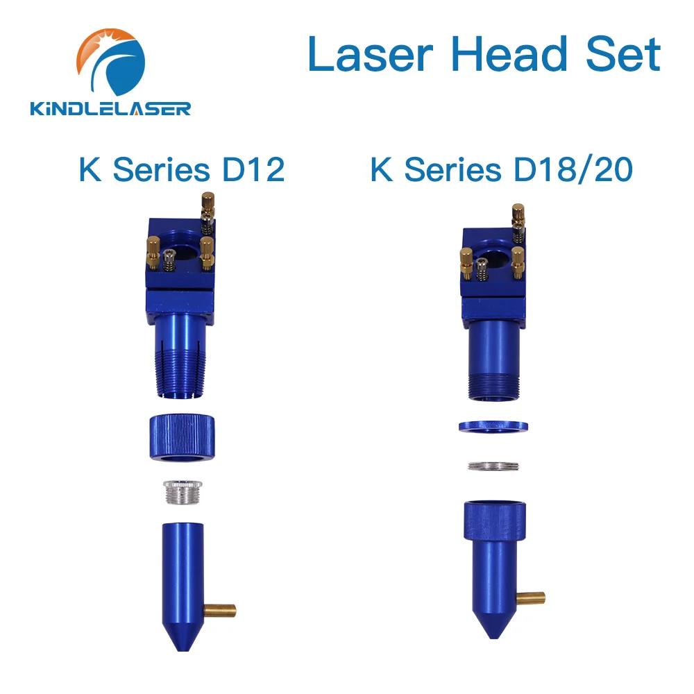 Лазерная мини-головка KINDLELASER C Series CO2 набор D12/18/20 мм линзы fl50 8 для лазерного