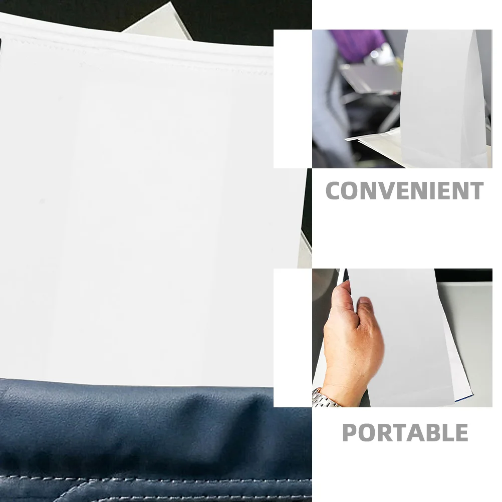 10 шт. сумки Puke дорожная корзина для барфа бумажный серп портативный муза белый