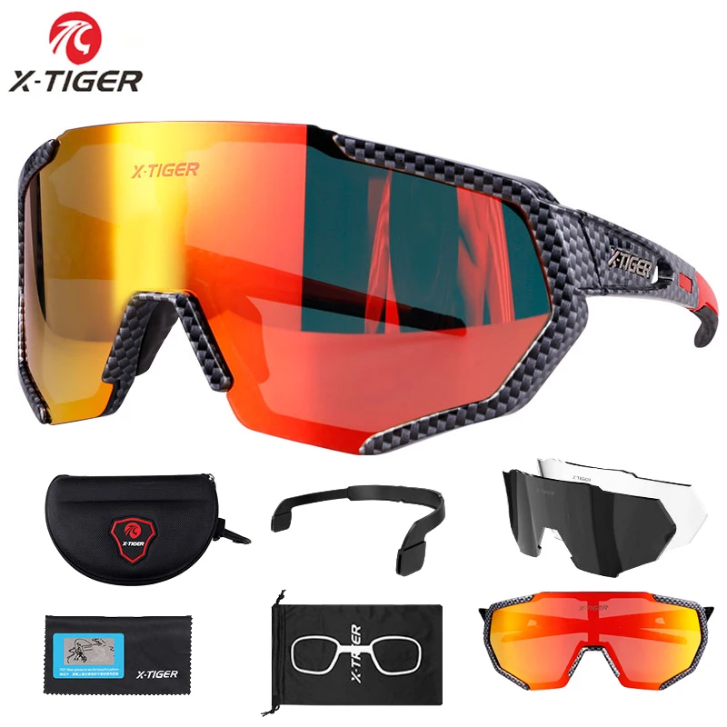 X-TIGER Polarized Cycling Glasses UV400 Cycling Sport Running Fishing Sunglasses MTB Bike Racing Photochromic Bicycle  Eyewear