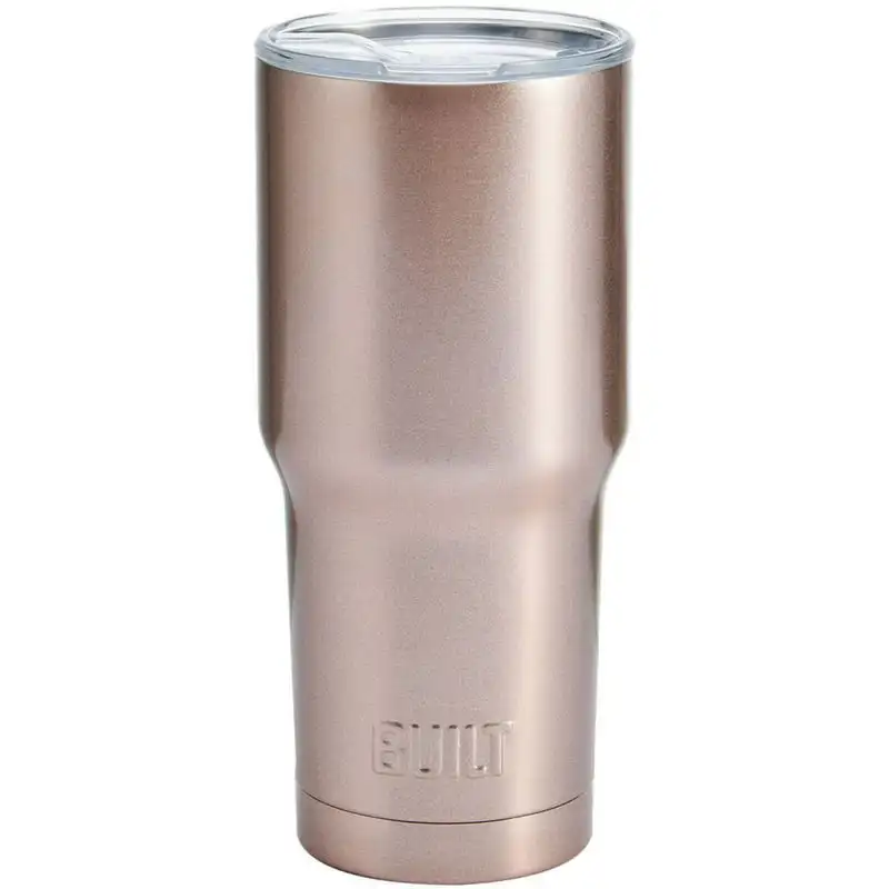 

Double-Walled Stainless Steel Tumbler in Satin Rose Gold