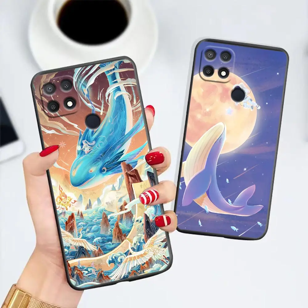 

Case For OPPO A93 A92 A92S A91 A79 A78 A77 A76 A74 A73 A71 A59 A57 A55 4G A53 5G A37 A33 A17 A16 A15 Case Beautiful Dream Whale