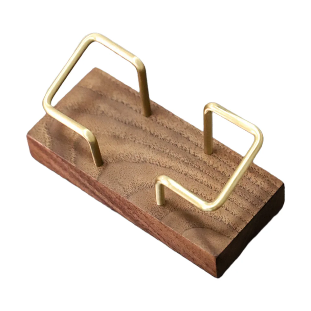 

Desk Accessories Men Business Card Holder Table Top Display Stand Cards Displaying Rack