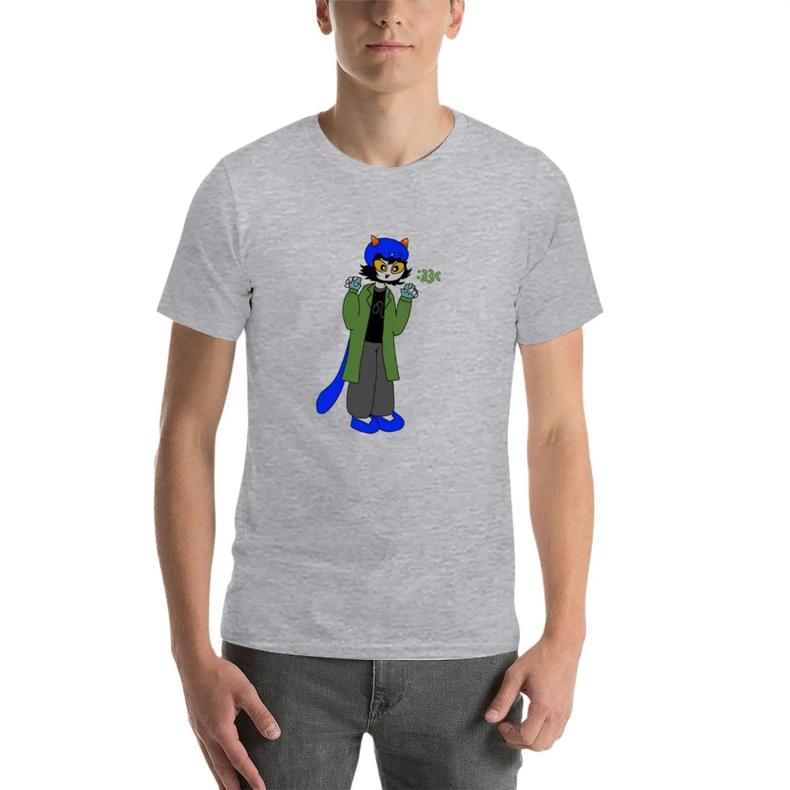 Nepeta leijon (homestuck) Футболка для мальчика футболка короткий Мужской Графический